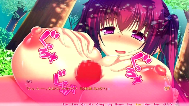 Japanese Big-Busted Anime Goddess Squeezes Dick Between Her Perfect Tits