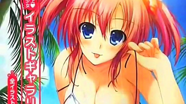 Nude Anime Girls Enjoy Beach Fun With Sexy Ecchi Action & Music