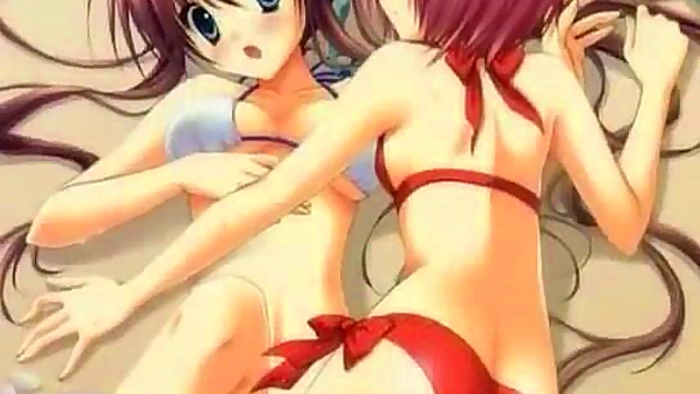 Nude Anime Girls Enjoy Beach Fun With Sexy Ecchi Action & Music