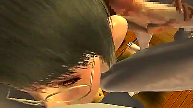 Crazy 3D Anime Teacher Umemaro Takes It Hard In Every Scene