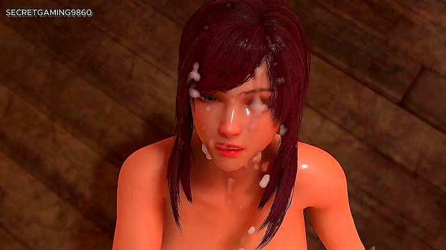 Submissive Babe Roughly Facefucked in 3D Hentai Porn Game Adventure