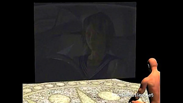 Busty Anime Chick Teases In Lingerie For Hardcore Tit Action