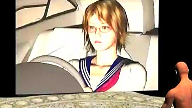 Busty Anime Chick Teases In Lingerie For Hardcore Tit Action