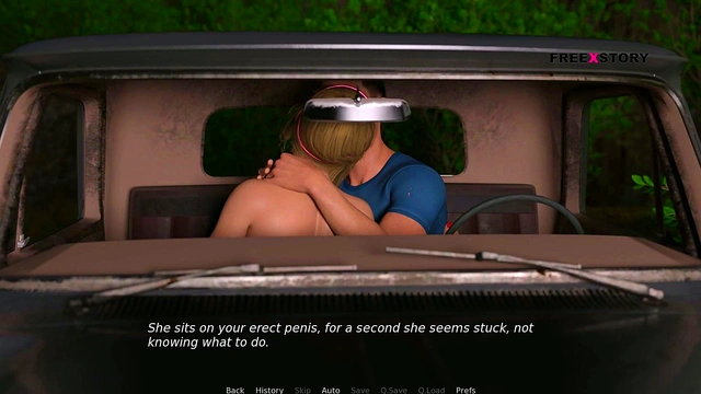 John Fucks Lola in Various Positions On Truck Including Oral Sex