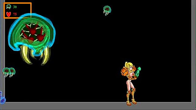 Samus Fucks Metroid in Steamy Hentai Game Action