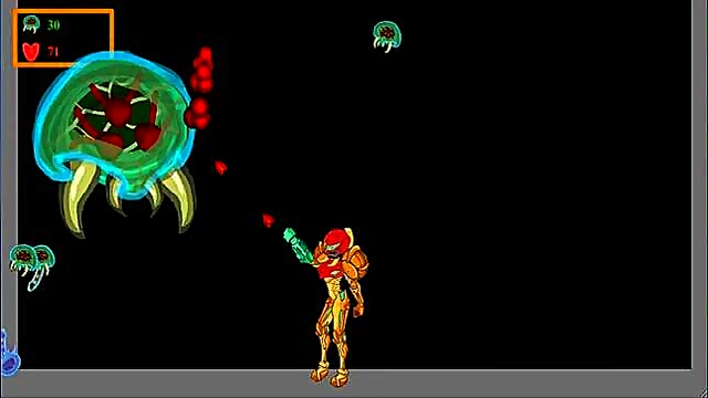 Samus Fucks Metroid in Steamy Hentai Game Action