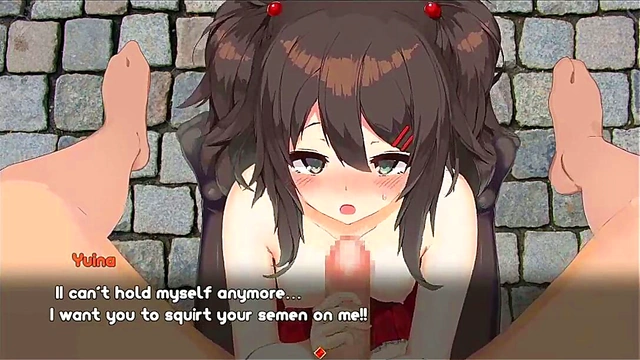 Cute Hentai Chick Gives Seductive Hand Job In Sexy Game Scene