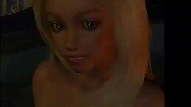 Topless 3D Hentai Teen With Big Tits Gives Intense Blowjob