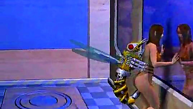 Robot Insect Dominates Toon Babe With Big Cock Impregnation Machine Anal Fun