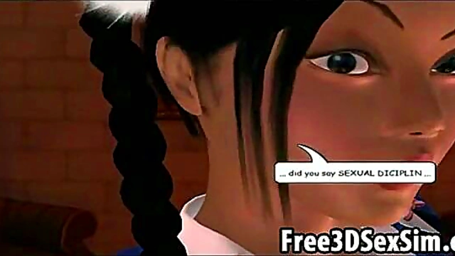 Two Sexy 3D Cartoon Babes Get Fucked Hard In Anime Group Action