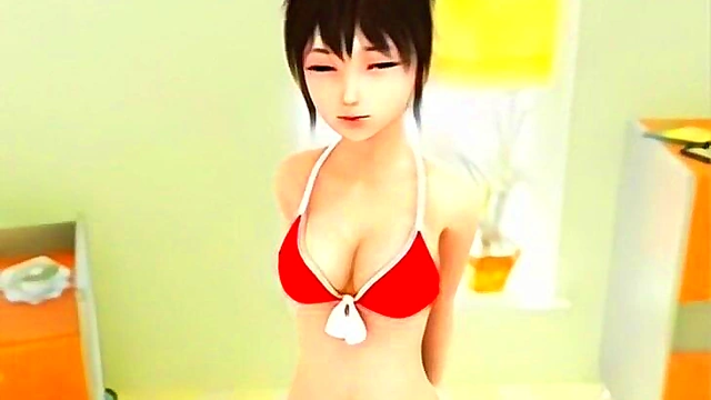 Sexy 3D Hentai Girl Shows Off Her Curves In Intense Sex Scene