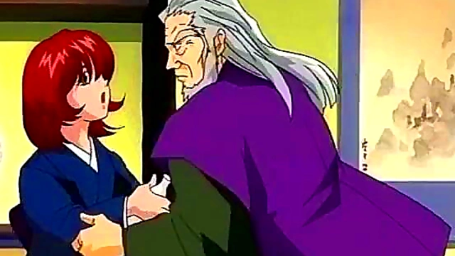 Nasty Anime Chick Rides Older Man's Dick For A Juicy Creampie