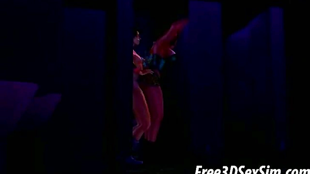 BustyBrunette Cartoon Vixen Fucked Hard In 3D Anime Action