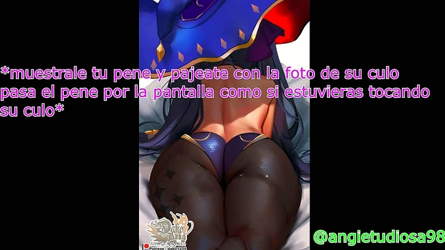 Japanese Fembom Anime catches You Espionage for JOI Masturbation Instructions