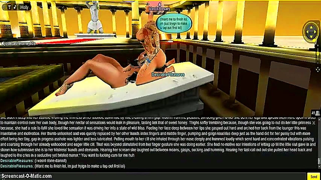 Alexis Faces Double Penetration in 3D Hentai Porn Game Adventure