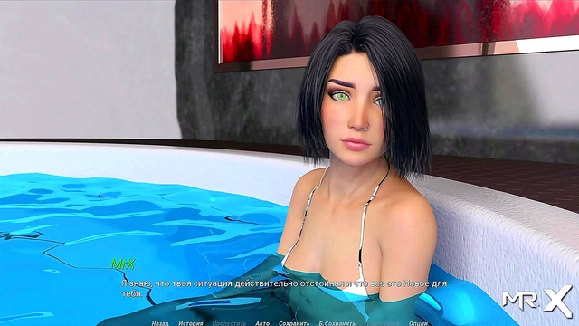 HotBrunette Takes Animated Shower For Your Viewing Pleasure In 3D Hentai Game