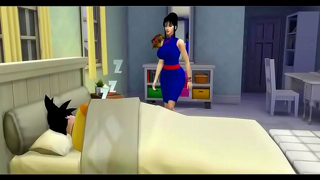 Stepmom Chichi Fucks Stepson While Cuckolding Husband in Wild Anime NTR Scene