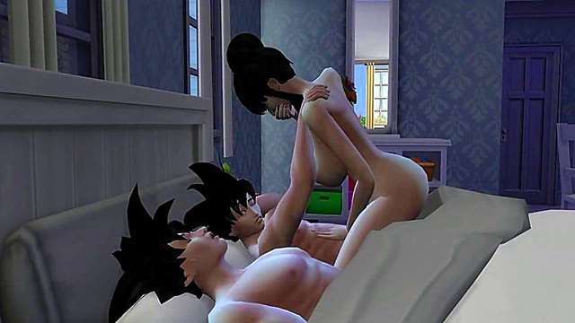 Stepmom Chichi Fucks Stepson While Cuckolding Husband in Wild Anime NTR Scene