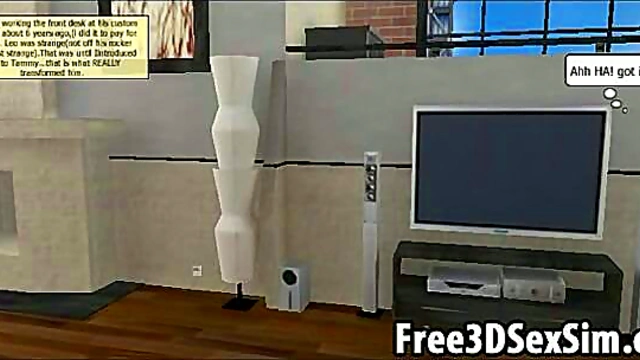 Busty 3D Cartoon Babe Rides Hard Cock For Intense Hardcore Action