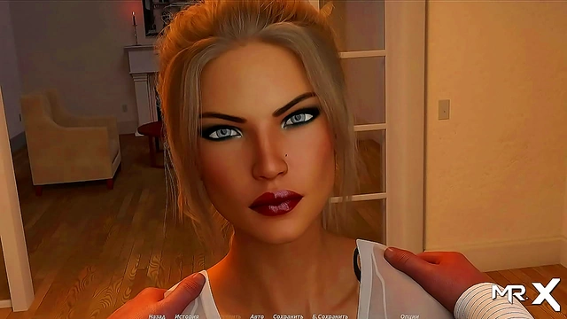 Hard Fucking On The Table With 3D Anime Chick In Erotic RPG Game Scene