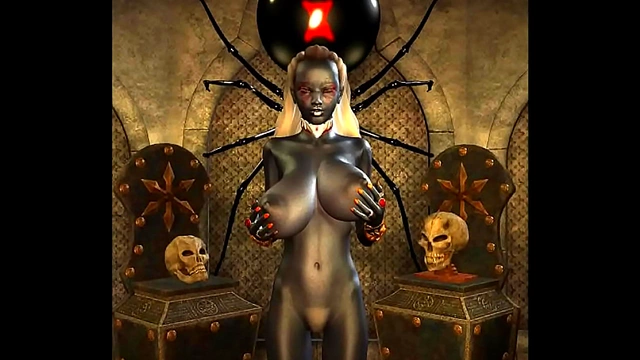 Fantasy Drow Elf Seduces With Busty Perfection In Anime Adventure