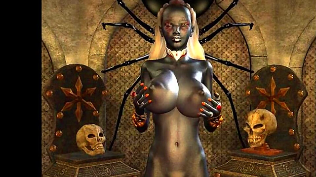 Fantasy Drow Elf Seduces With Busty Perfection In Anime Adventure