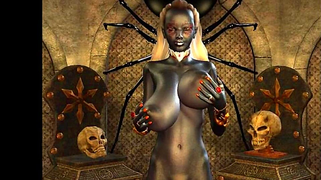 Fantasy Drow Elf Seduces With Busty Perfection In Anime Adventure