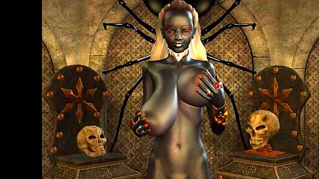 Fantasy Drow Elf Seduces With Busty Perfection In Anime Adventure