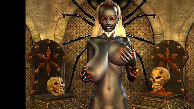 Fantasy Drow Elf Seduces With Busty Perfection In Anime Adventure