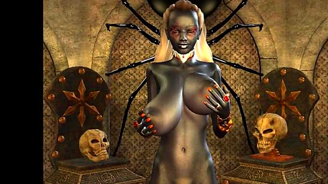 Fantasy Drow Elf Seduces With Busty Perfection In Anime Adventure