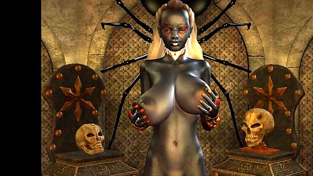 Fantasy Drow Elf Seduces With Busty Perfection In Anime Adventure