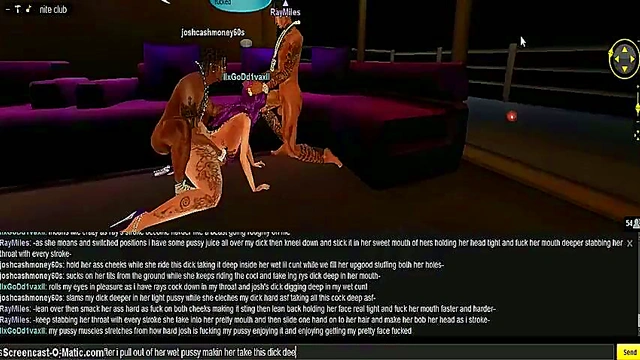 3D Anime Diva Nitee Rides Cock in Seductive IMVU Game Session