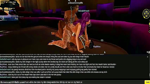 3D Anime Diva Nitee Rides Cock in Seductive IMVU Game Session
