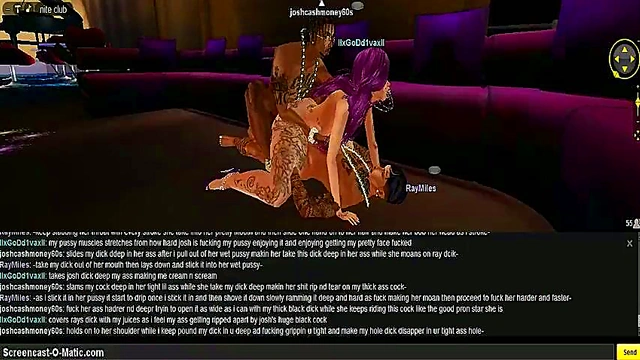 3D Anime Diva Nitee Rides Cock in Seductive IMVU Game Session