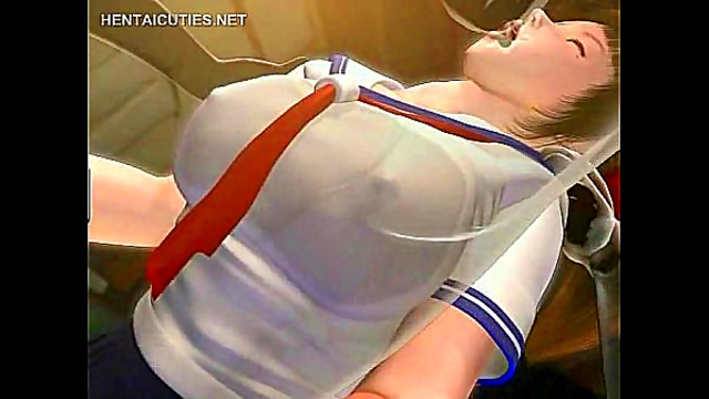 Busty Anime Cutie Enjoys Blowjob With Perky Tits And Sexy Boobs