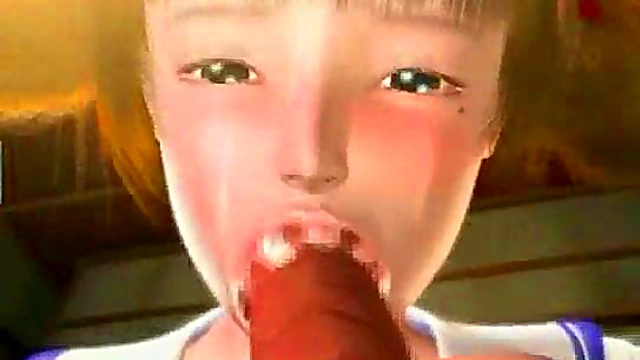 Busty Anime Cutie Enjoys Blowjob With Perky Tits And Sexy Boobs