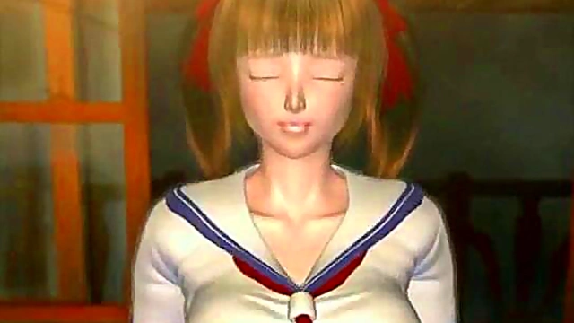 Busty Anime Cutie Enjoys Blowjob With Perky Tits And Sexy Boobs