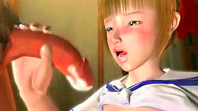 Busty Anime Cutie Enjoys Blowjob With Perky Tits And Sexy Boobs