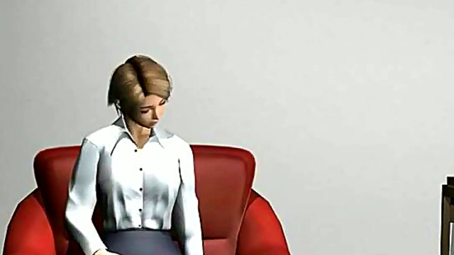 Busty 3D Cartoon Hottie Masturbates With Hardcore Fetish Action