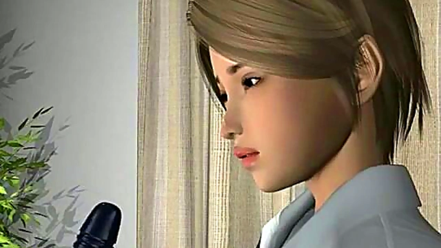 Busty 3D Cartoon Hottie Masturbates With Hardcore Fetish Action