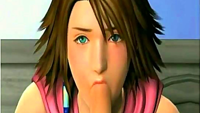 Busty 3D Cutie Fucks & Masturbates With Hardcore Anime Action