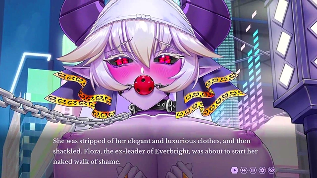 Arrogant Kaiju Princess Dominates Detective Servant in Erotic Hentai Adventure