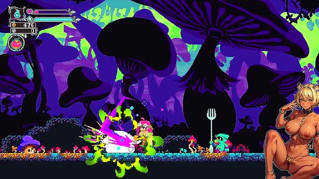 Train Masochistic Angel for Forbidden Sex Hex in Flip Witch Hentai Game Play