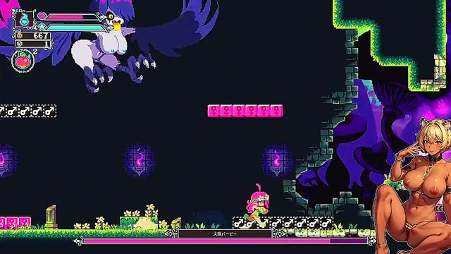 Train Masochistic Angel for Forbidden Sex Hex in Flip Witch Hentai Game Play