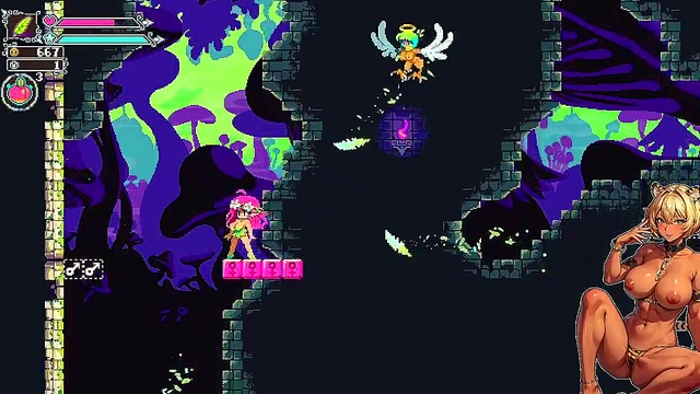 Train Masochistic Angel for Forbidden Sex Hex in Flip Witch Hentai Game Play