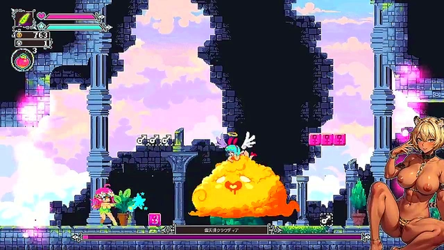 Train Masochistic Angel for Forbidden Sex Hex in Flip Witch Hentai Game Play