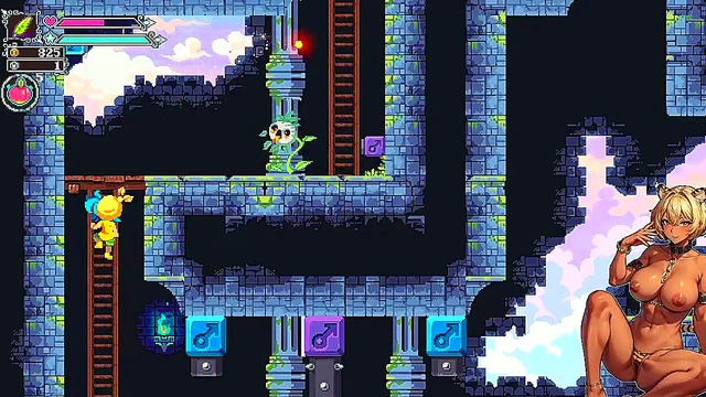 Train Masochistic Angel for Forbidden Sex Hex in Flip Witch Hentai Game Play