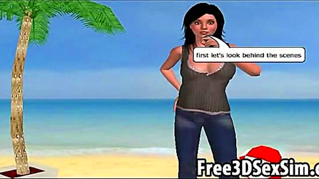 Three Foxy 3D Cartoon Honeys Get Nasty In Lesbian Group Fun