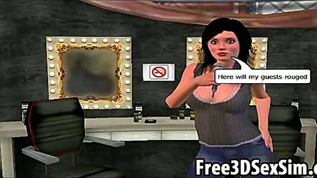 Three Foxy 3D Cartoon Honeys Get Nasty In Lesbian Group Fun