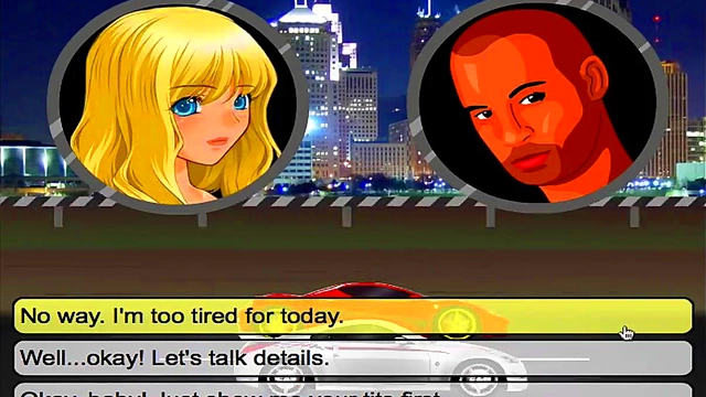 Horny Hentai Couple Meet for Steamy Street Racing Fucked Session